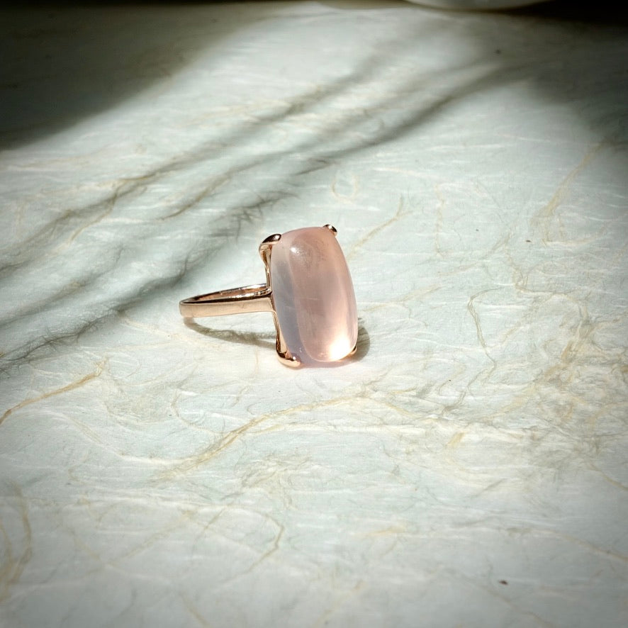 Rose Quartz Ring