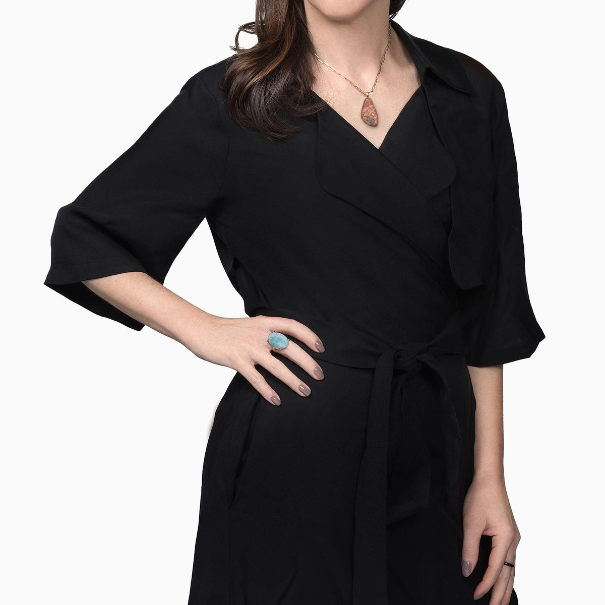 Nessa Designs Jewelry | Necklaces | Mountain Desert Pebble & Diamond