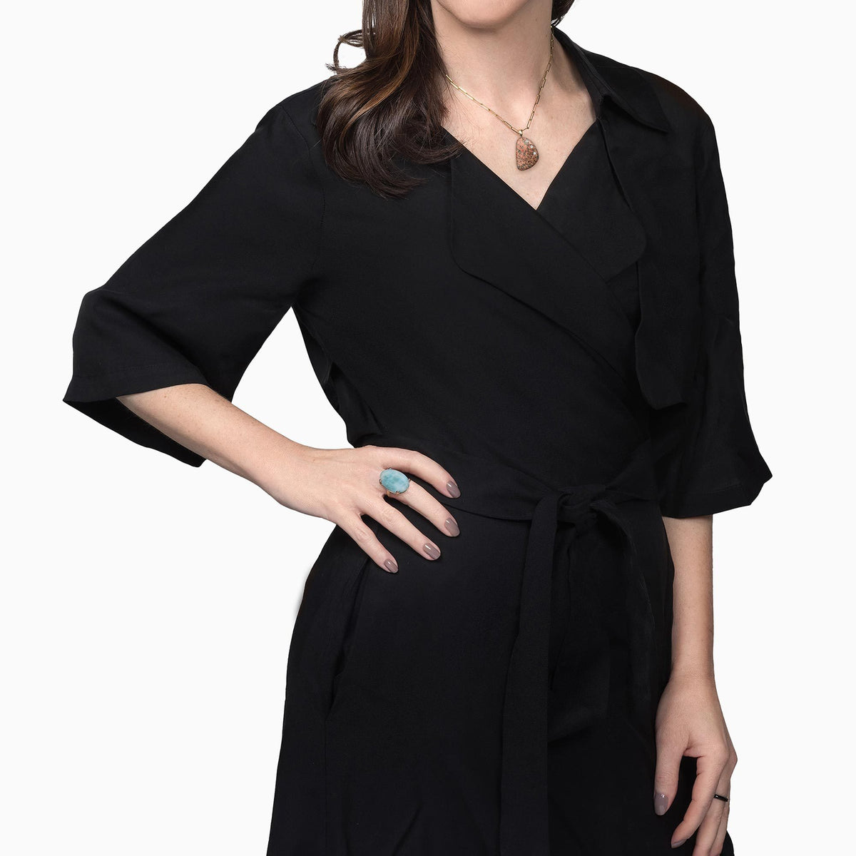 Nessa Designs Jewelry | Necklaces | Mountain Desert Pebble & Diamond