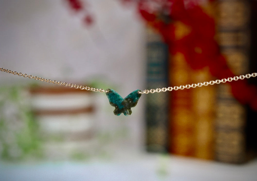 Adriatic Hills Butterfly Necklace