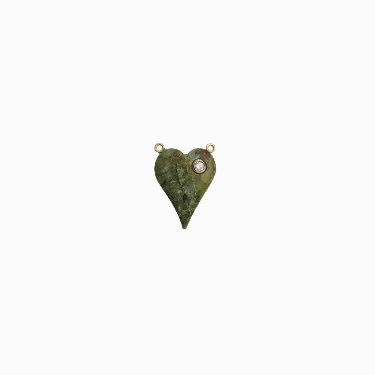 Adriatic Hills Heart &amp; Diamond Necklace