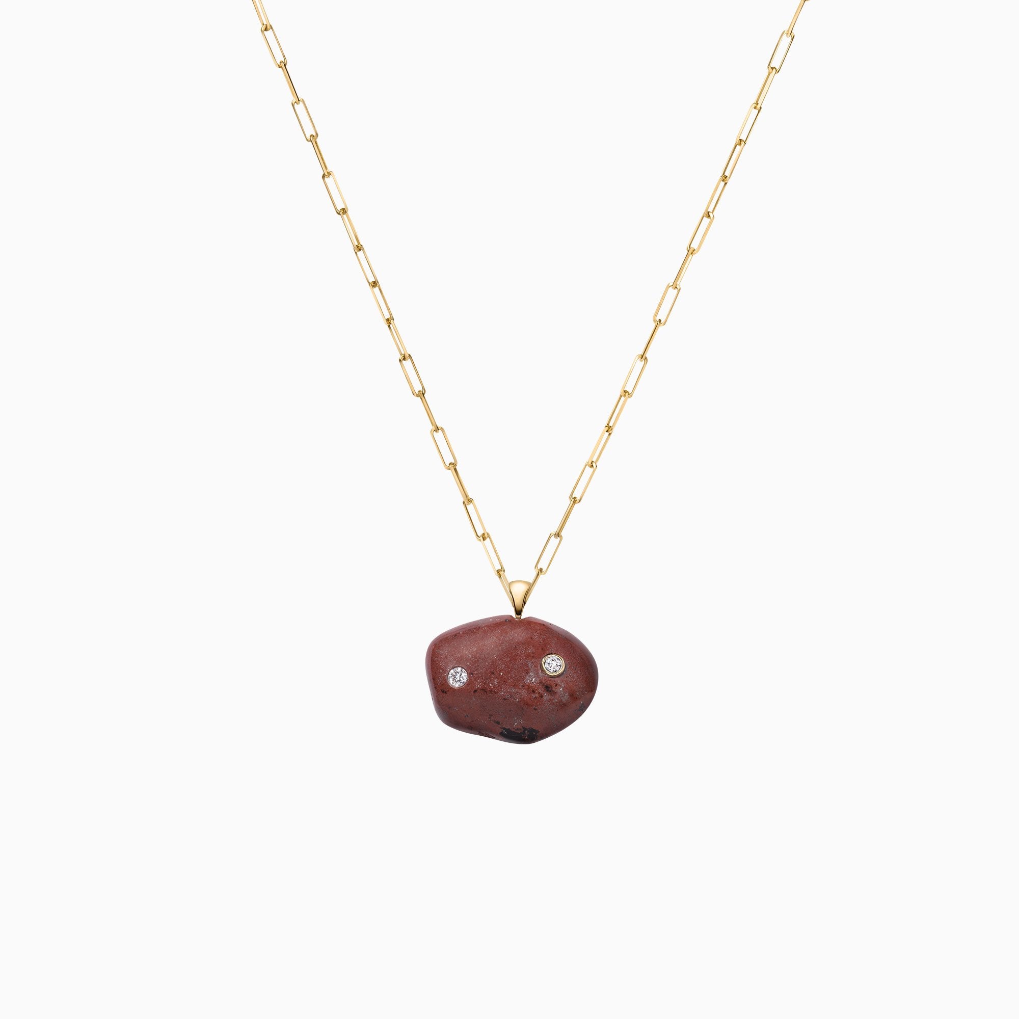 Nessa Designs Jewelry | Necklaces | Glacial Gems Pebble & Diamond