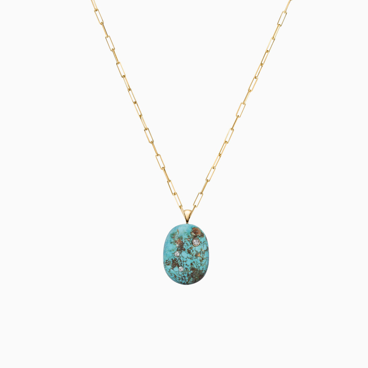 Nessa Designs Jewelry | Necklaces | Tranquil Blues Turquoise &amp; Diamond