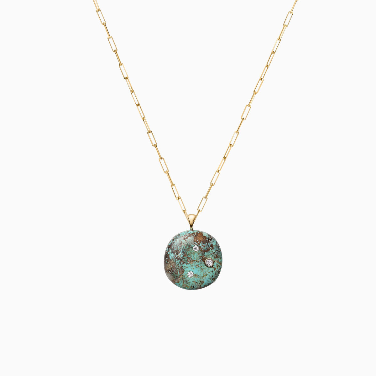 Nessa Designs Jewelry | Necklaces | Tranquil Blues Turquoise &amp; Diamond