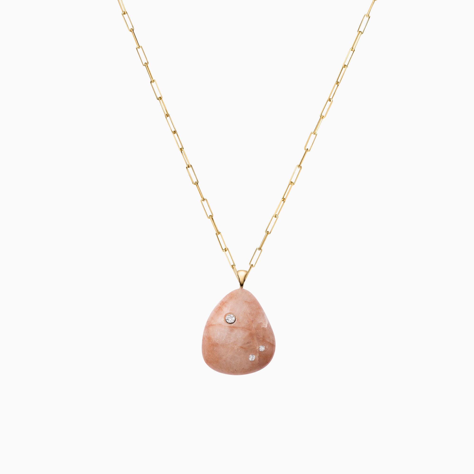 Nessa Designs Jewelry | Necklaces | Mountain Desert Pebble & Diamond