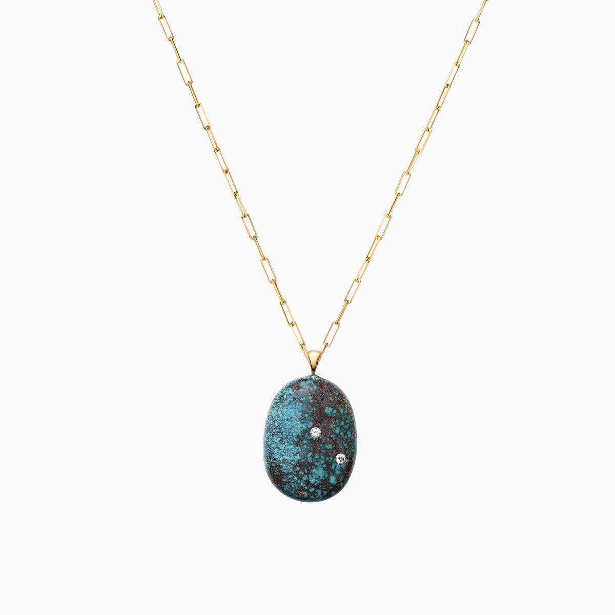 Nessa Designs Jewelry | Necklaces | Tranquil Blues Turquoise &amp; Diamond