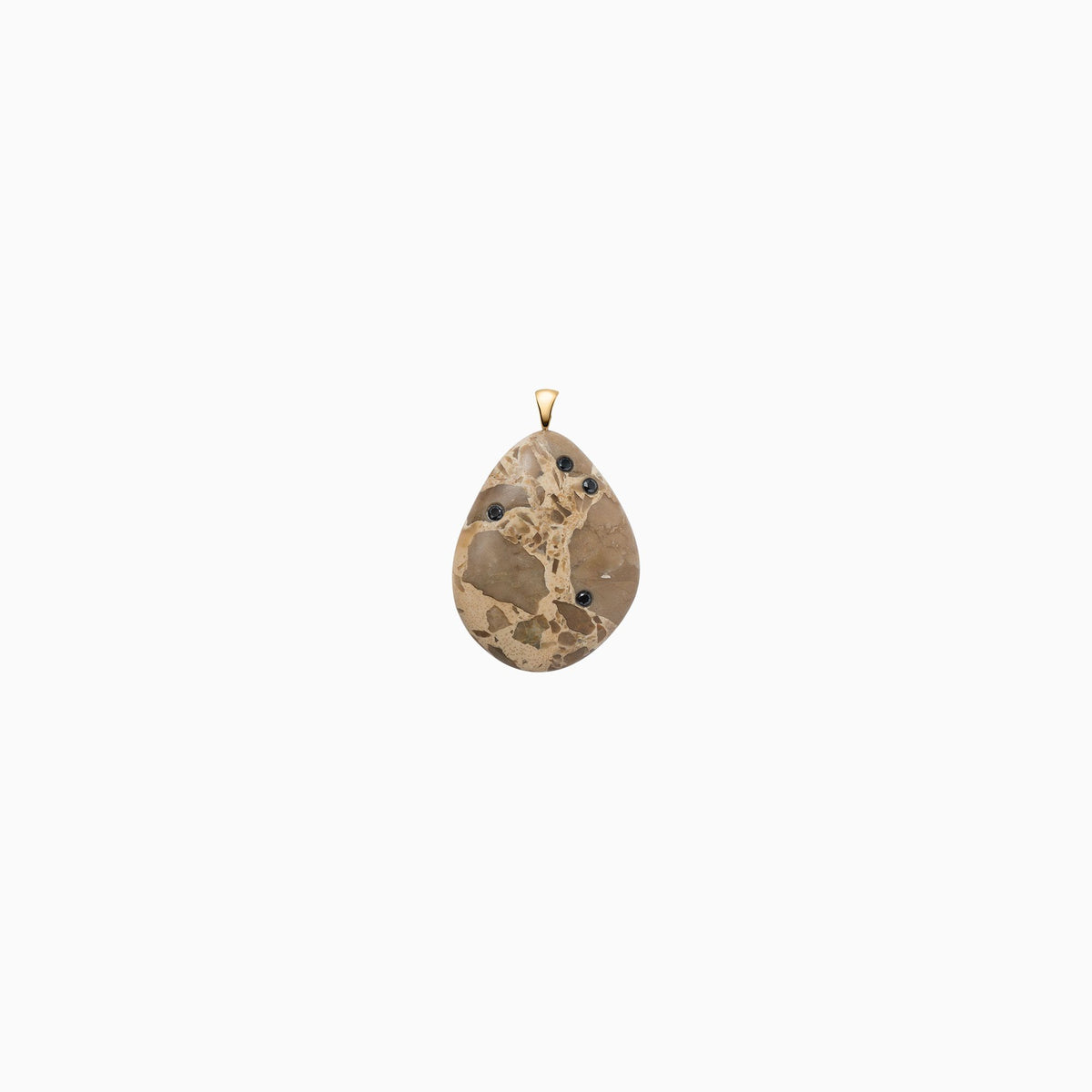 Nessa Designs Jewelry | Necklaces | Ancient Sands Pebble &amp; Diamond