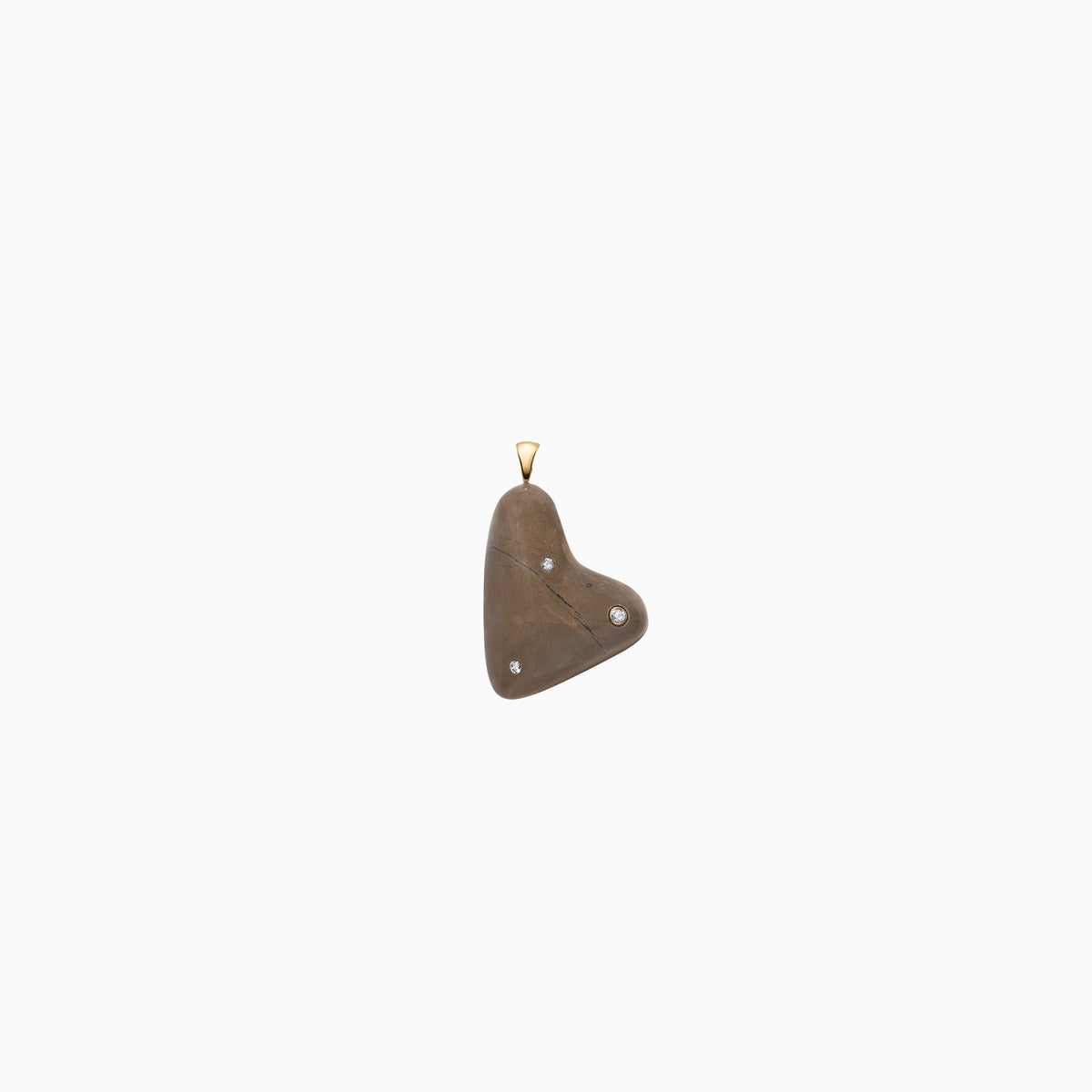 Nessa Designs Jewelry | Necklaces | Ancient Sands Pebble &amp; Diamond
