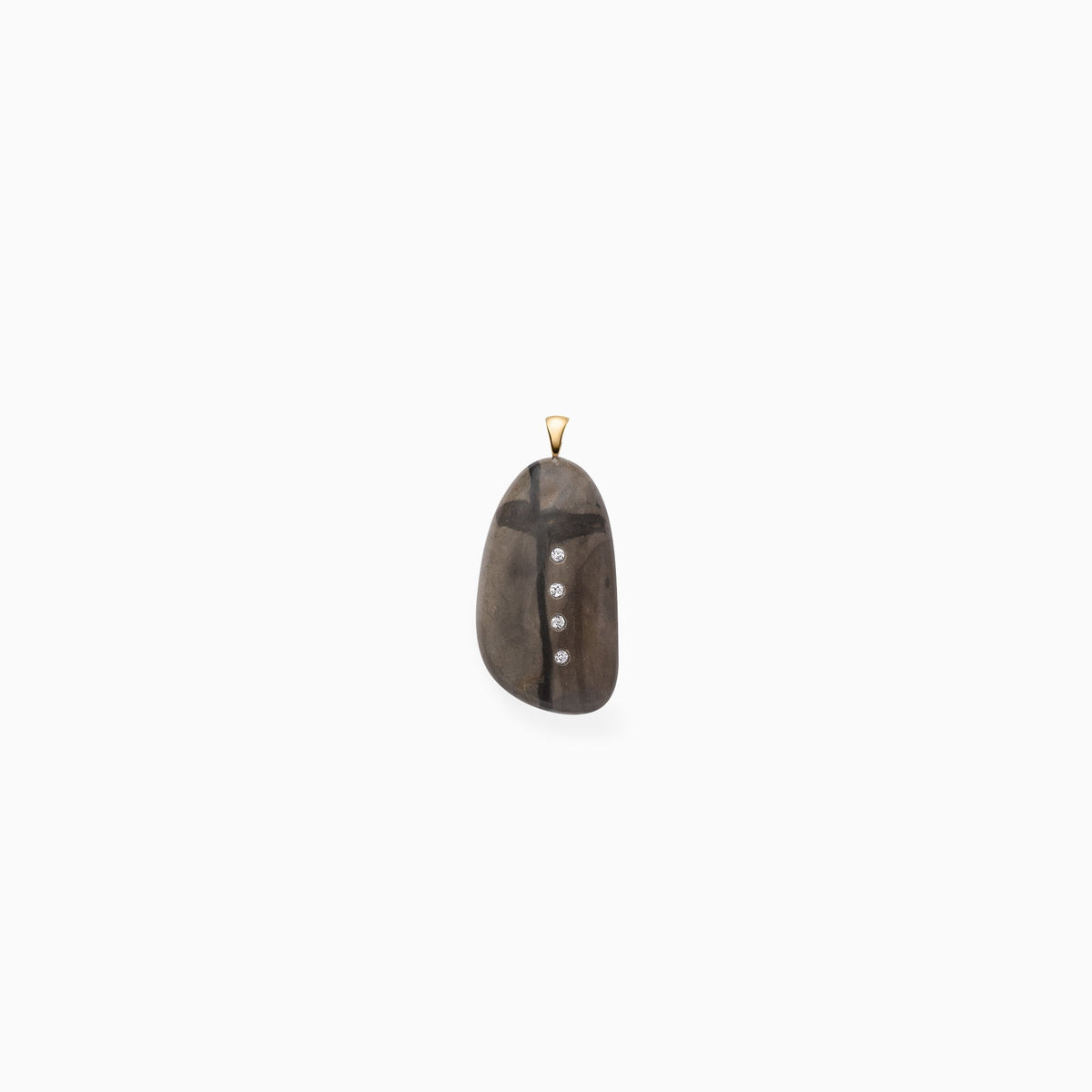 Nessa Designs Jewelry | Necklaces | Ancient Sands Pebble &amp; Diamond