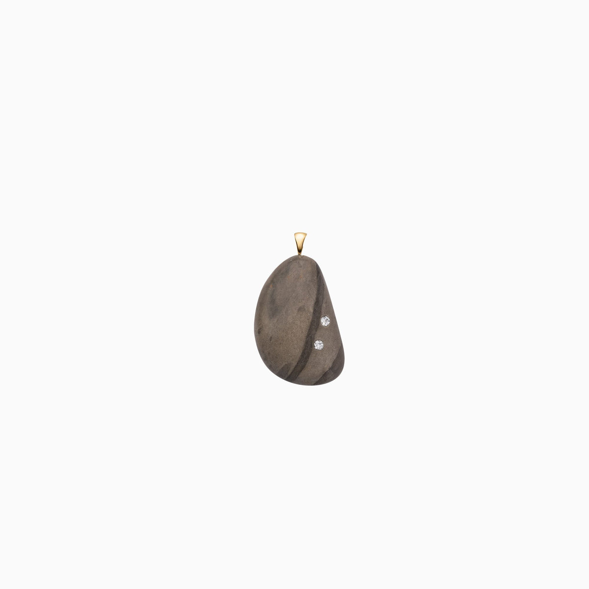 Nessa Designs Jewelry | Necklaces | Ancient Sands Pebble &amp; Diamond